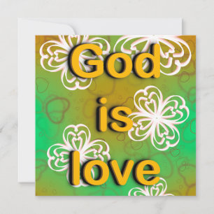 Invitación Dios es amor