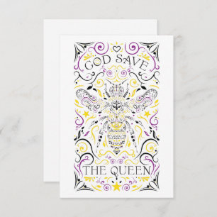 Invitación dios salve a la reina