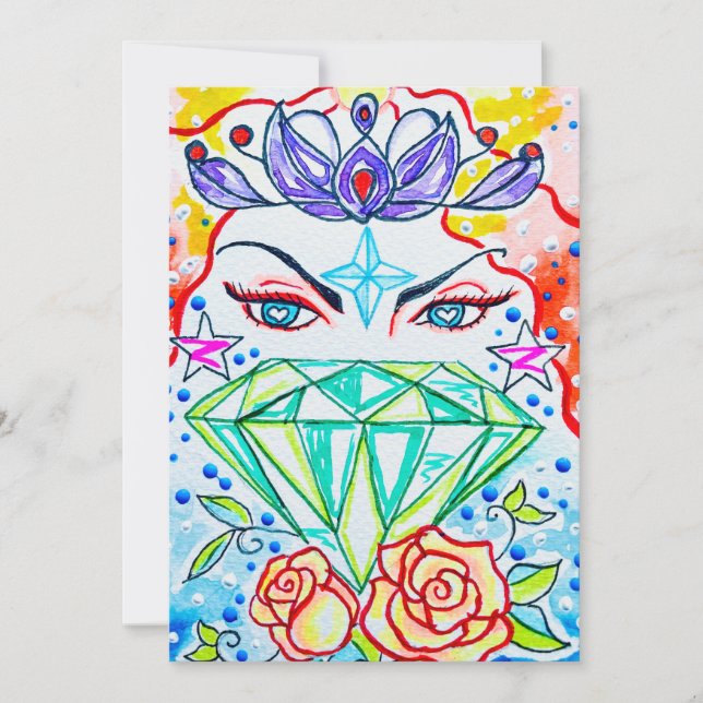 Invitación Diosa Chakra (Anverso)