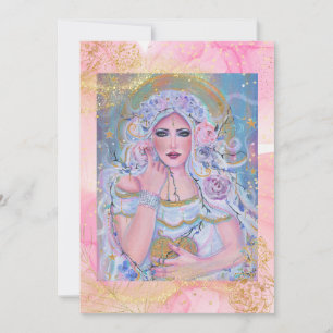 Invitación Diosa de Venus de rosas de amor por Renee