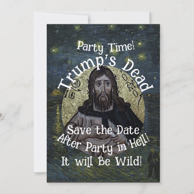 Invitación Dioxide Trump Releases Baltimore Crab Cakes War (Anverso)