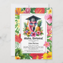 ¡Diploma Aloha! Fiesta Tropical de Graduación en l