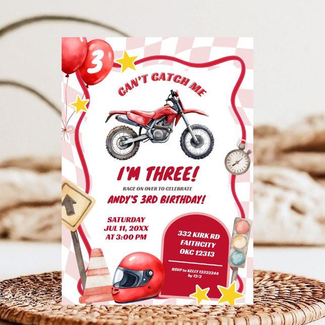 Invitación Dirt Bike Birthday Invitation (Subido por el creador)