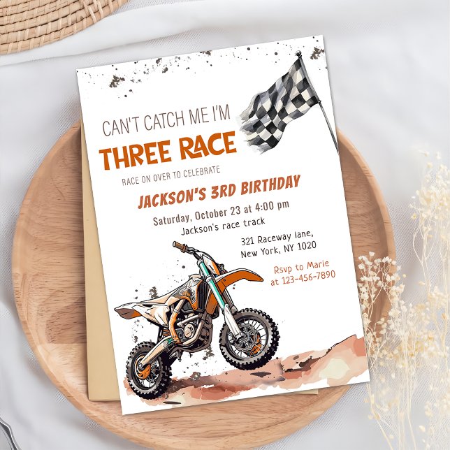 Invitación Dirt Bike Boy 3 Fiesta de cumpleaños (Subido por el creador)