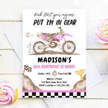 Dirt Bike Motorcross Carreras Chica de ciclismo Cu