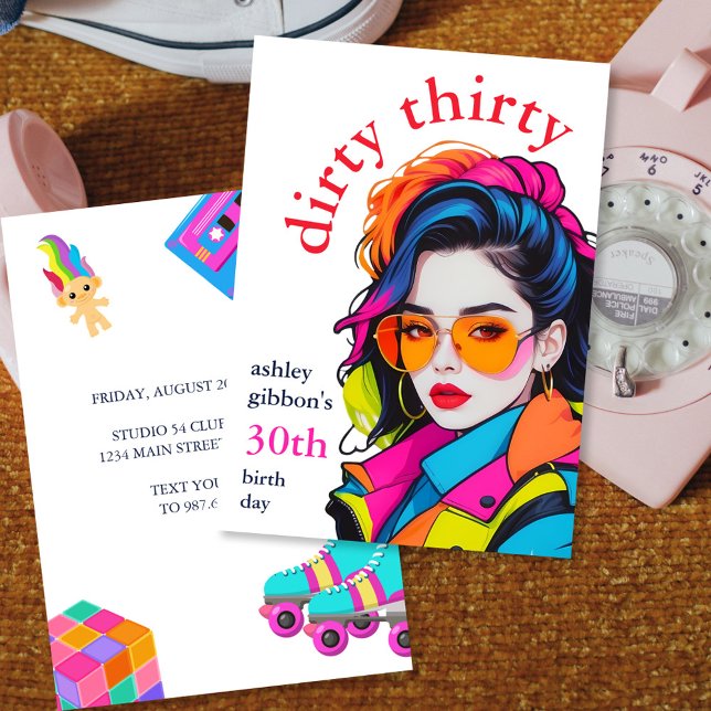 Invitación Dirty Treinta Birthday Party (Subido por el creador)
