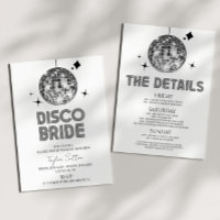 Disco Ball Disco Bride Bachelorette Fiesta de fin 
