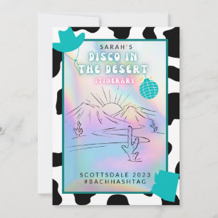 Invitación "Disco en el Desierto" Itinerario de Bach en Scott