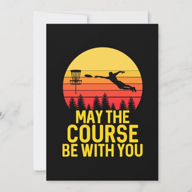 Invitación Disco Golf Contigo (Anverso)