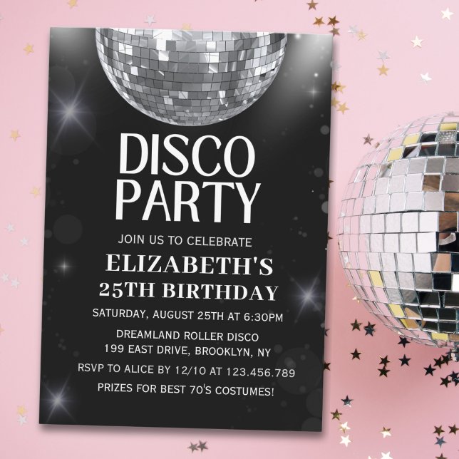 Invitación Disco Party | 70'S Adults Birthday  (Subido por el creador)