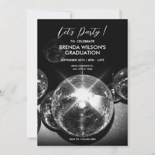 Invitación Discoteca Iluminación Graduación