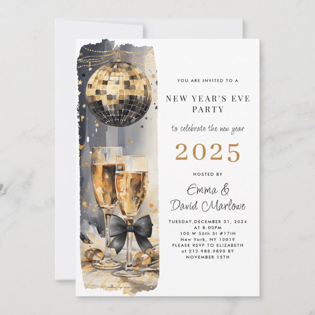 Invitación Discoteca Nochevieja 2025 (Anverso)