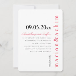 Invitación discreta con lunares gráficos