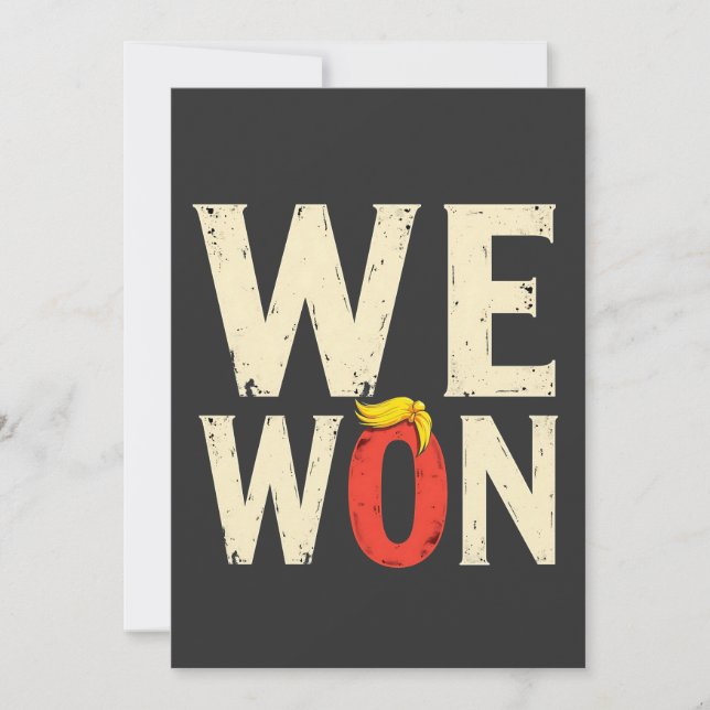 Invitación Discurso del día de la investidura de Trump Maga o (Anverso)