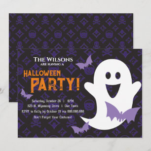 Invitación Diseñador de Halloween, Fiesta de Fantasmas, Diver