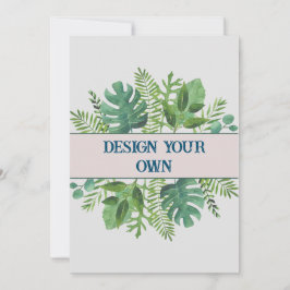 Invitación Diseñar su propia floral