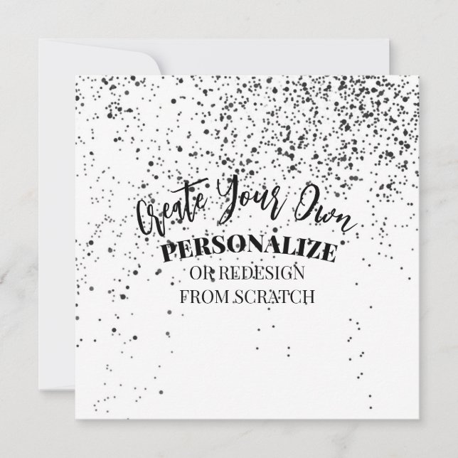 Invitación Diseñar su propio Personalizado (Anverso)