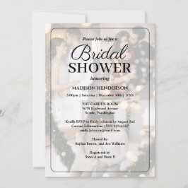 Invitación Diseñar tu propia ducha de novia de 3 Collages de