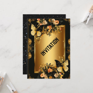 Invitación Diseñar una camiseta elegante y sofisticada con D