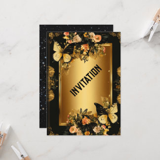 Invitación Diseñar una camiseta elegante y sofisticada con D