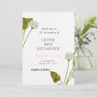 Invitación Diseño de Boda Elegante