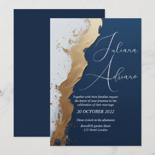 Invitación diseño de boda floral borgoña con vino rico