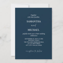 Diseño de Boda Minimalista Marina