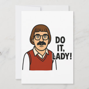 Invitación Diseño de cita retro divertida – Meme de Do It Lad