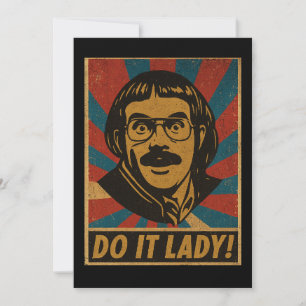 Invitación Diseño de cita retro divertida – Meme de Do It Lad