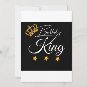 Invitación Diseño de corona de cumpleaños del rey, Cumpleaños