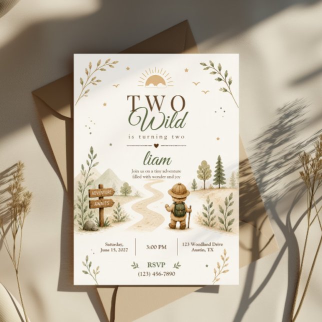 Invitación Diseño de cumpleaños de explorador boho salvaje do (Subido por el creador)