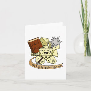 Invitación Diseño de dados de clérigo