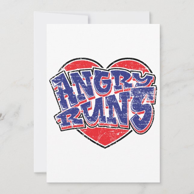 Invitación Diseño de fans de Angry Runs v2 (Anverso)