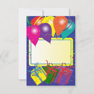 Invitación Diseño de fiesta de cumpleaños