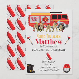 Invitación Diseño de fiesta de cumpleaños infantil para bombe