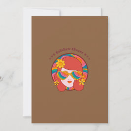 Invitación Diseño de Flor Bohemio | Arte Floral Colorido