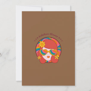 Invitación Diseño de Flor Bohemio   Arte Floral Colorido