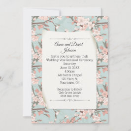 Invitación Diseño de florecimiento de cerezo Sakura para reno