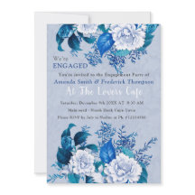 Diseño de flores de Rosa blanco/azul