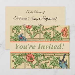 Invitación Diseño de fondo de escritorio clásico de William M