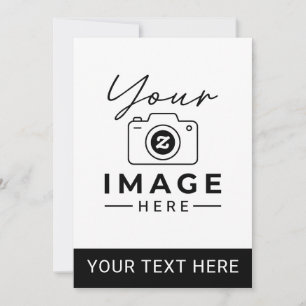 Invitación Diseño de imagen y texto