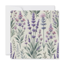 Diseño de impresión de lavanda encantadora