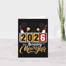 Diseño de la celebración "Feliz Año Nuevo 2026"