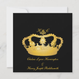 Invitación Diseño de la Corona II - Oro