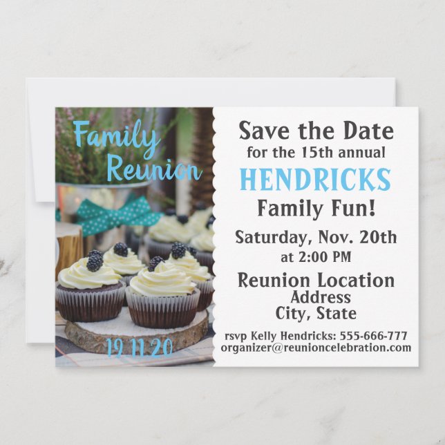 Invitación Diseño de la Reunión Familiar (Anverso)