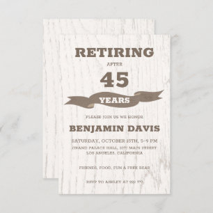 Invitación Diseño de madera