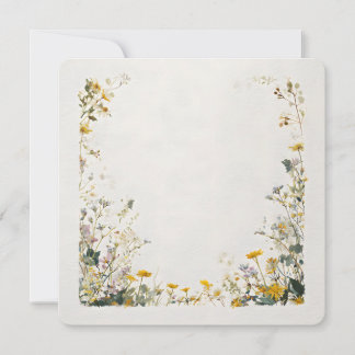 Invitación Diseño de Marco Floral – Botánica Elegante