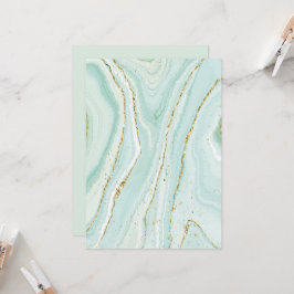 Invitación diseño de mármol líquido pintado a mano elegante c