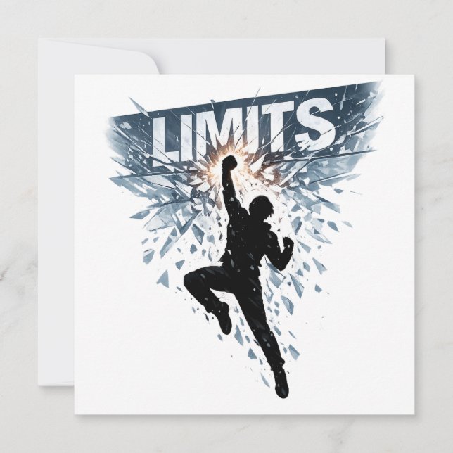 Invitación Diseño de motivación sin límites (Anverso)