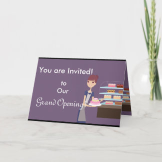 Invitación Diseño de panadería/pastelería 4
